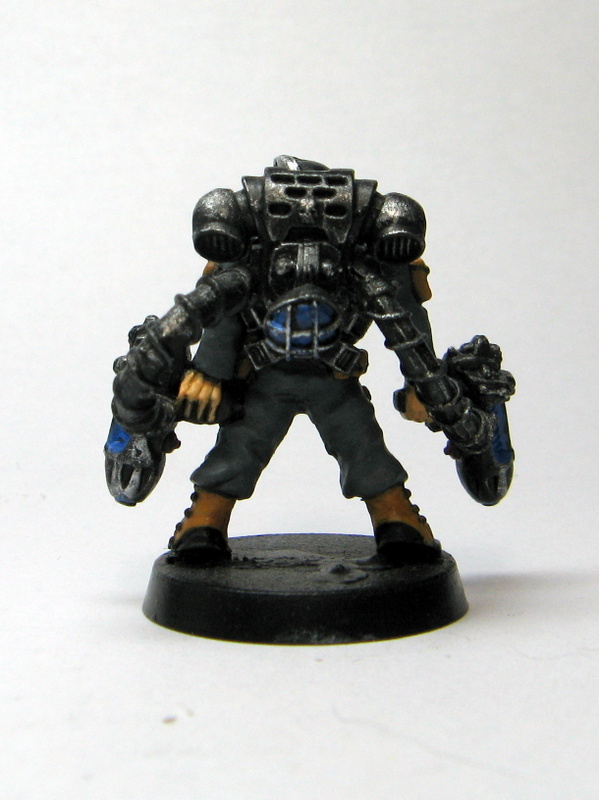 WIP Jump Pack Assault Sargent  with Plasma Pistols - Rear